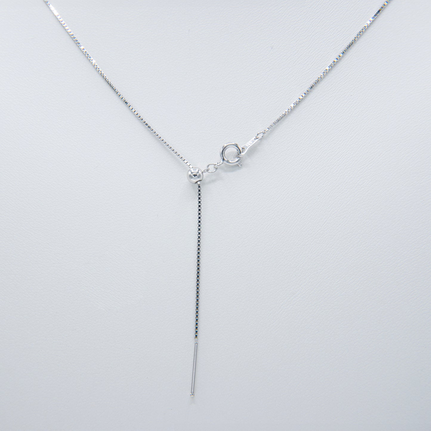 Single Akoya Pearl Pendant Necklace - 7.5-8.0mm White Pearl, AA+ Quality, Adjustable Sterling Silver Chain, Made in Japan