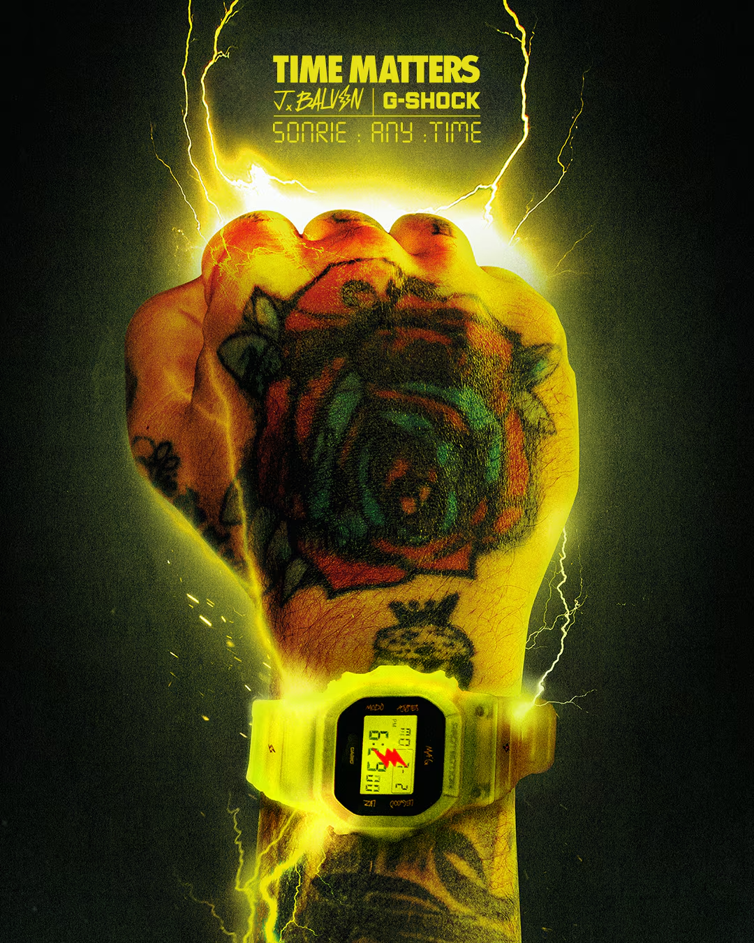 G-SHOCK DWE5600JB1A9 (J Balvin Collaboration)