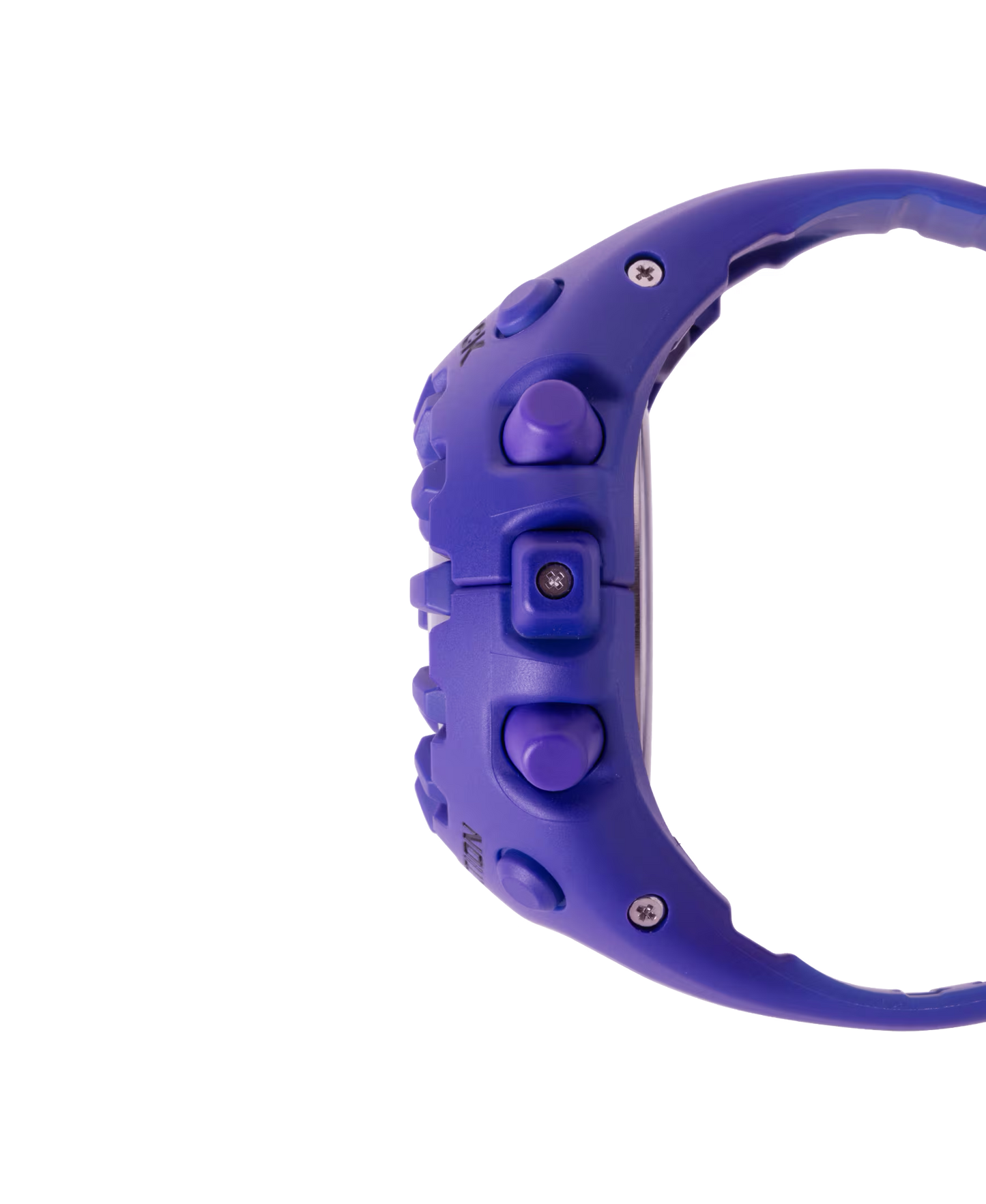 Casio G-SHOCK GA-V01 Series GAV01-2A in vivid purple – futuristic sculpted case, metallic dial accents, Shock Release Hand technology, 200m water resistance, and 10-year battery life.