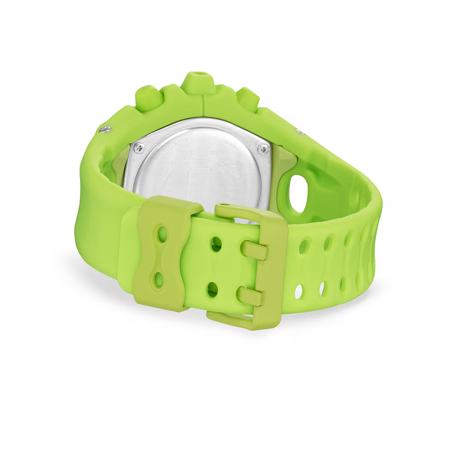 Casio G-SHOCK GA-V01 Series GAV01-9A in neon yellow – bold sculpted case, metallic dial accents, Shock Release Hand tech, 200m water resistance, and 10-year battery life.