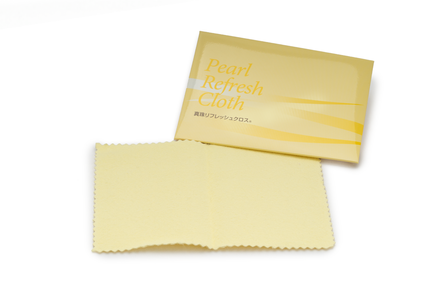 Pearl Refresh Cloth by Pearl Science Laboratory - Restores Pearl Luster, Removes Micro-Scratches, Safe for Pearls, Available at Miseki Jewelry