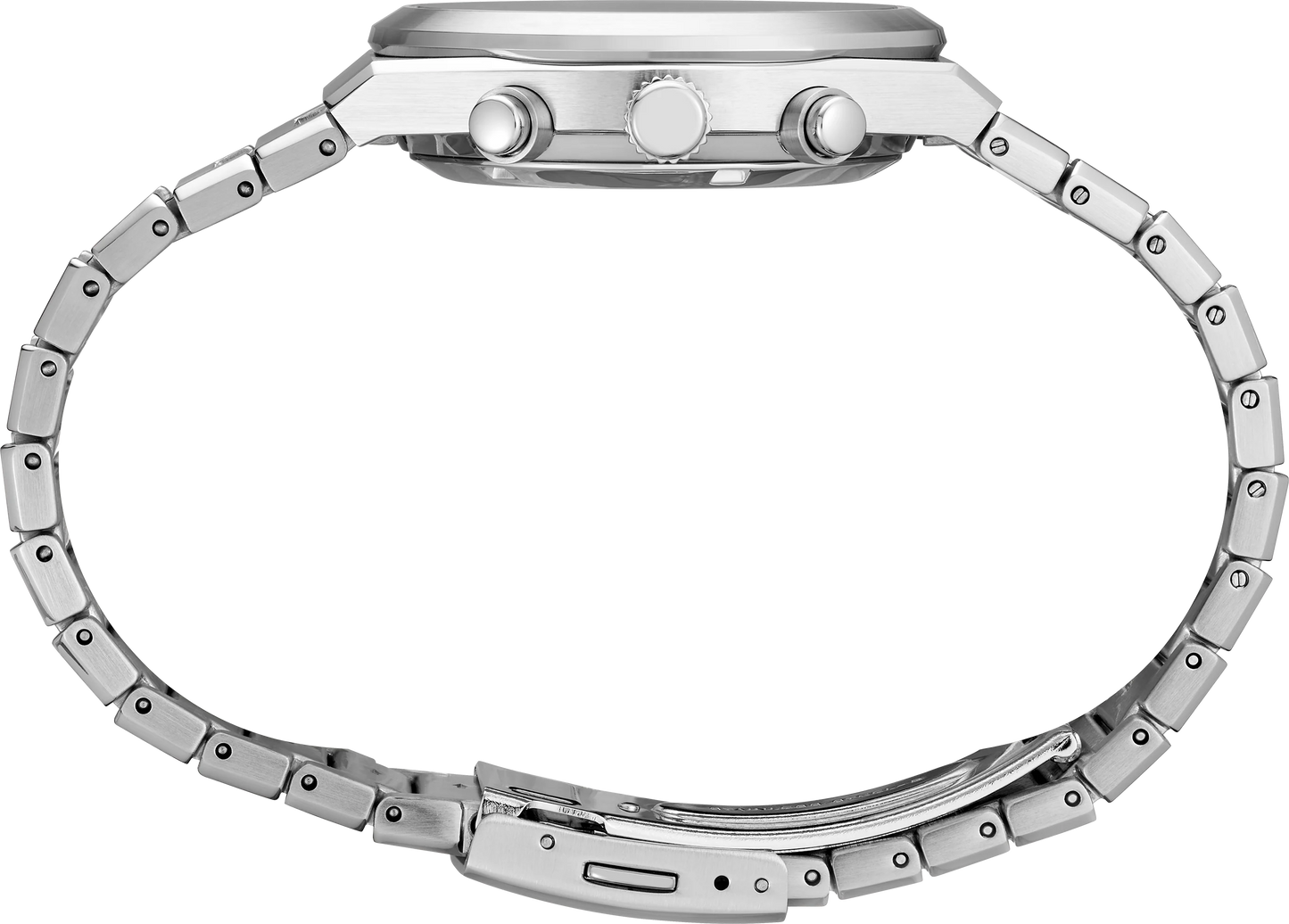 Seiko Essentials SSB451 - 40mm Stainless Steel Chronograph, Silver Dial with Three Subdials, 100m Water Resistance, Quartz Movement
