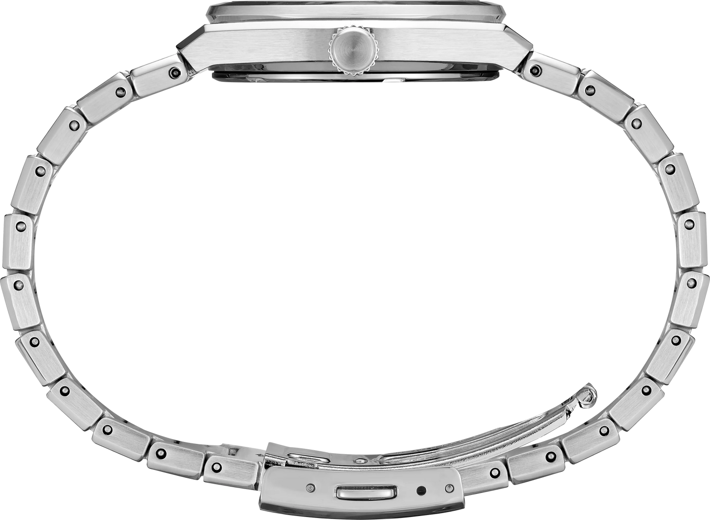 Seiko Essentials SUR573 - 34mm Stainless Steel Watch, Silver Dial, Date Display, 100m Water Resistance, Quartz Movement