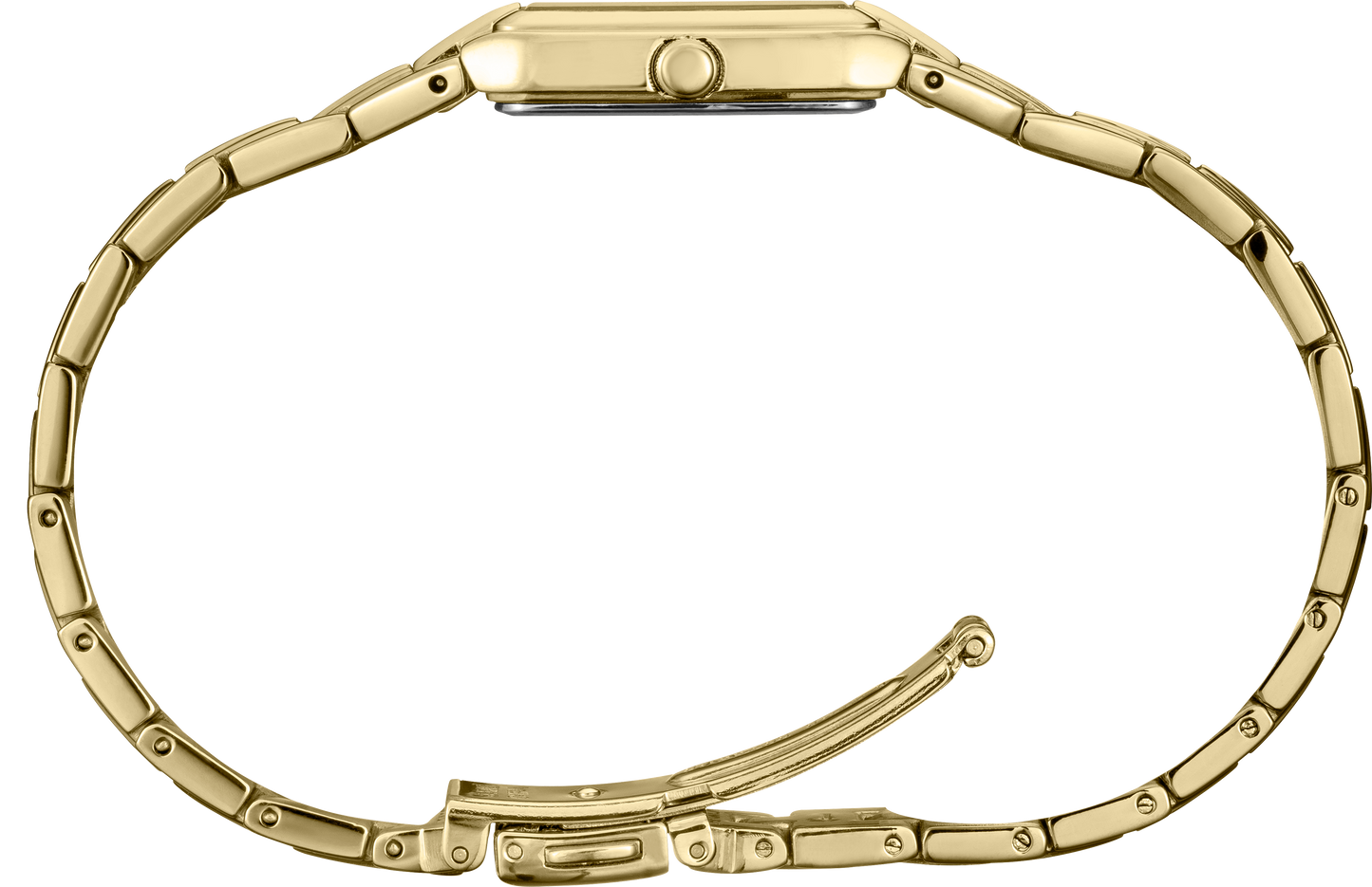 Seiko Essentials SWR048 Women's Watch – Champagne Dial, Gold-Tone Hands, Gold Stainless Steel Bracelet, Jewelry-Inspired Design, Quartz Movement