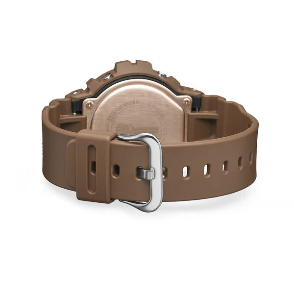 Casio G-SHOCK × Hardies Hardware NYC DW6900HH-5 limited edition digital watch with iconic 6900 round case, rugged resin construction, street-inspired skate aesthetic, shock resistance, and 200-meter water resistance.