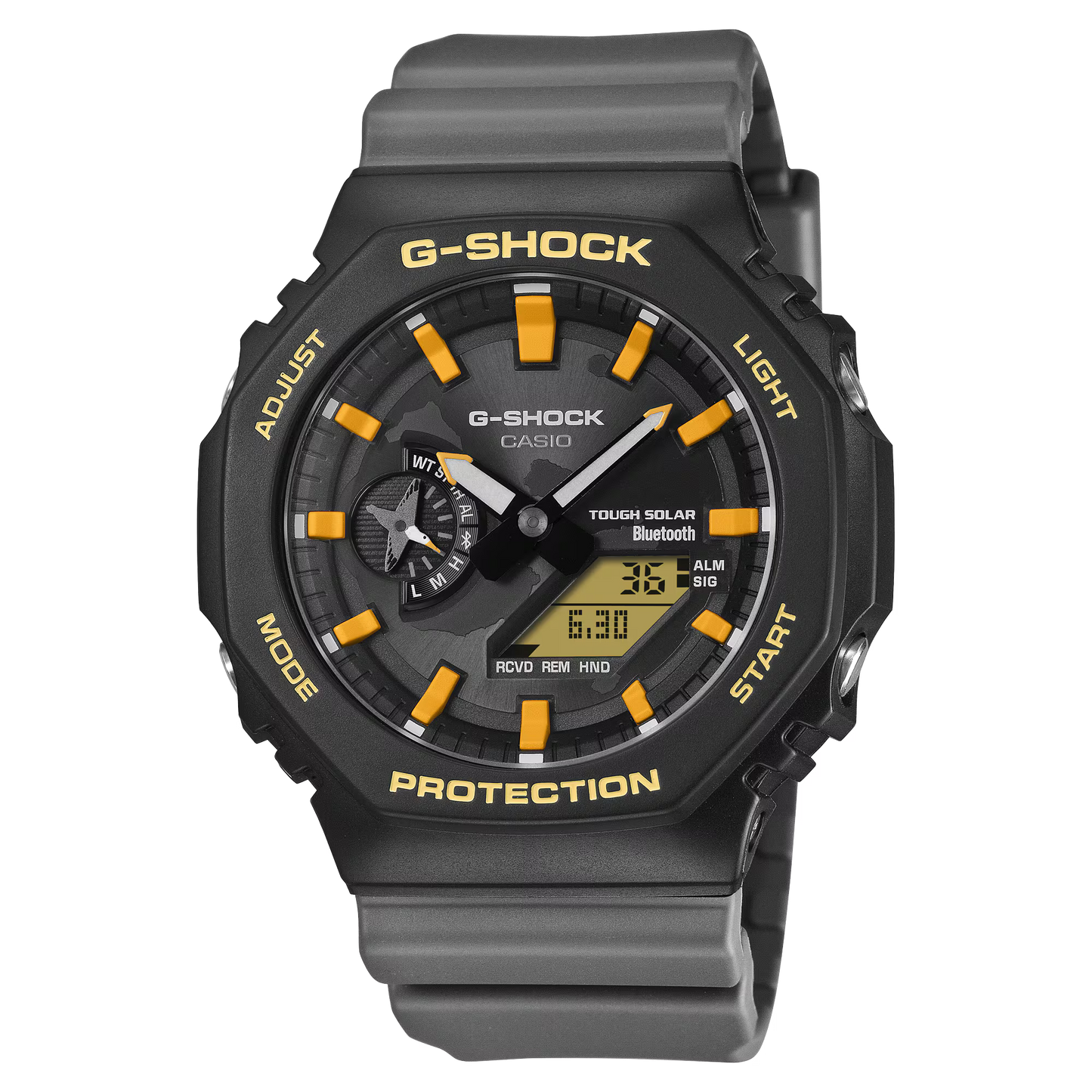 Casio G-SHOCK GA-B2100DF-1A Charles Darwin Foundation collaboration model – inspired by the Galápagos Albatross, featuring bio-based resin, Tough Solar, Bluetooth Smartphone Link, and symbolic Galápagos-themed design details.