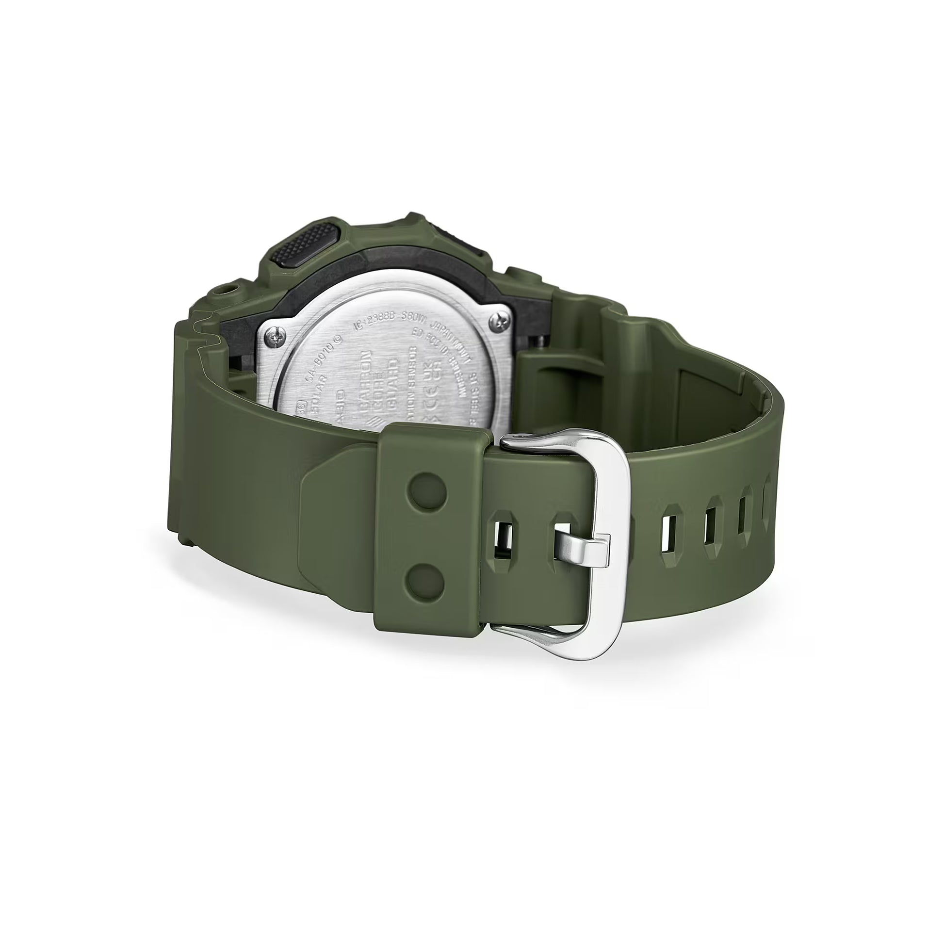 Casio G-SHOCK GA-B010 Series GAB010-3A analog-digital watch with Tough Solar power, step tracking, Bluetooth smartphone connectivity, bio-based resin band, shock resistance, and 200-meter water resistance in a rugged modern design.