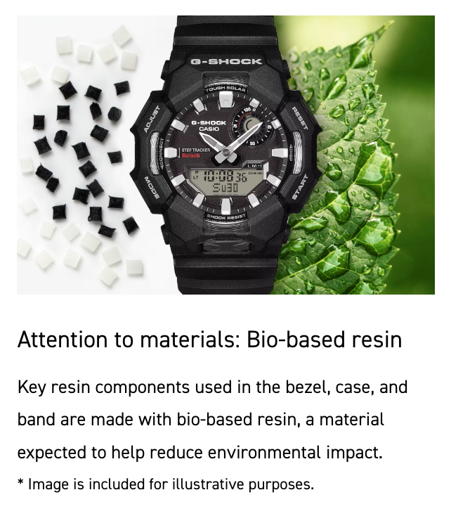 Casio G-SHOCK GA-B010 Series GAB010-3A analog-digital watch with Tough Solar power, step tracking, Bluetooth smartphone connectivity, bio-based resin band, shock resistance, and 200-meter water resistance in a rugged modern design.