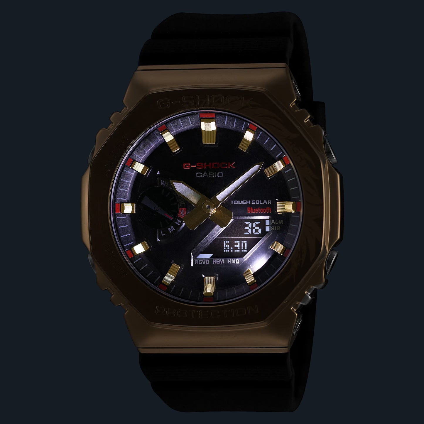 Casio G-Shock watch with a dark background