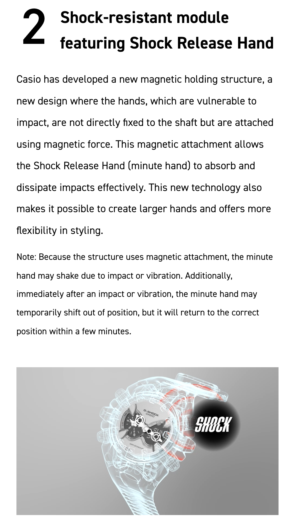 Casio G-SHOCK GA-V01 Series GAV01-1A in all-black – stealthy sculpted case, metallic dial, Shock Release Hand tech, 200m water resistance, and 10-year battery life.