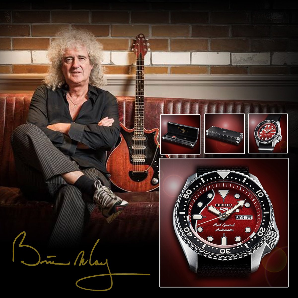 SEIKO 5 SPORTS SRPH80: Brian May (Limited Edition)