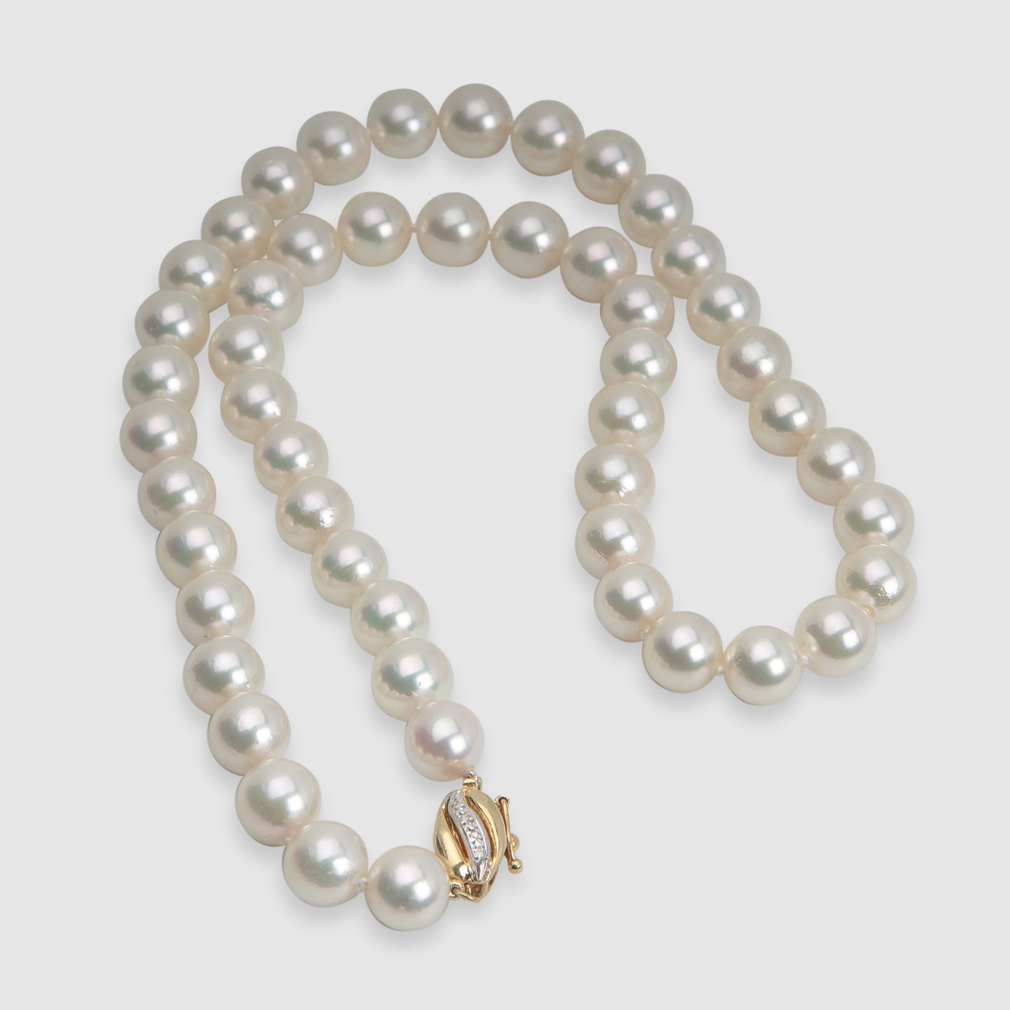 Miseki Pearl Necklace, Akoya Pearl, Gold, Miseki Jewelry, Strand, best pearl