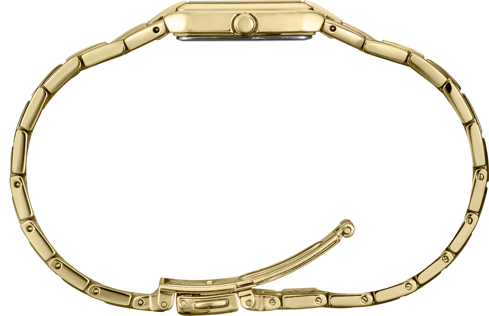 Seiko Essentials SWR048 Women's Watch – Champagne Dial, Gold-Tone Hands, Gold Stainless Steel Bracelet, Jewelry-Inspired Design, Quartz Movement