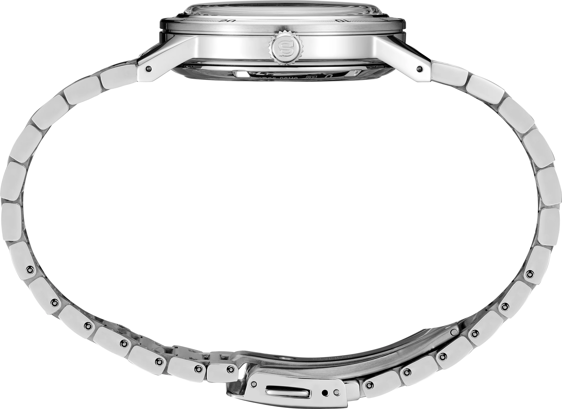 Seiko Presage SRPL71 Style60’s – mint-green dial automatic watch with vintage-inspired design, box Hardlex crystal, see-through caseback, and 41-hour power reserve.