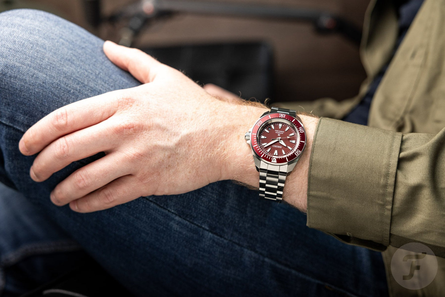 Seiko Prospex SRPL11 Diver’s Watch - 41.7mm Stainless Steel, Red Dial, 200m Water Resistance, Automatic 4R35 Movement