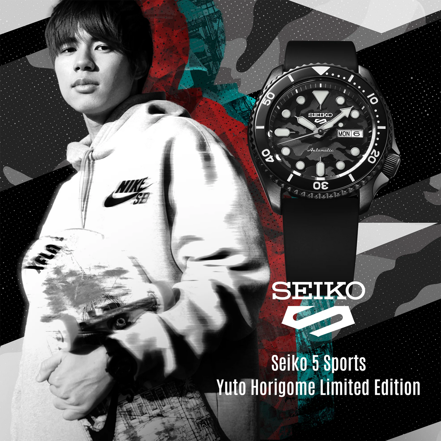 SEIKO 5 SPORTS SRPJ39: Yuto Horigome (Limited Edition)