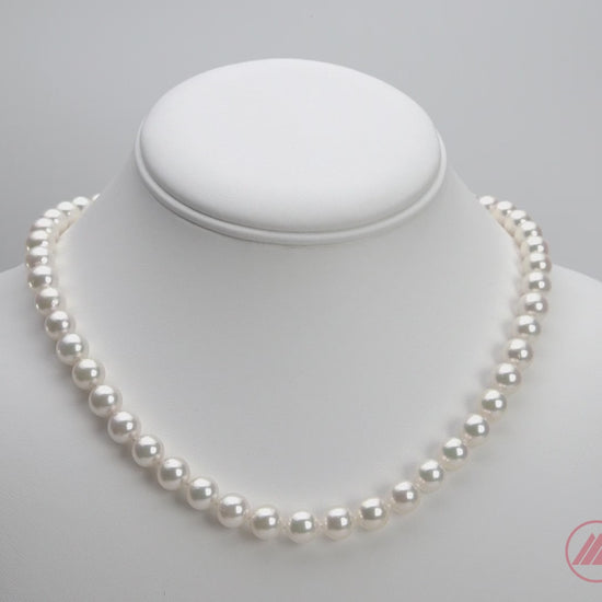 Miseki Pearl Necklace, Akoya Pearl, Gold, Miseki Jewelry, Strand, best pearl