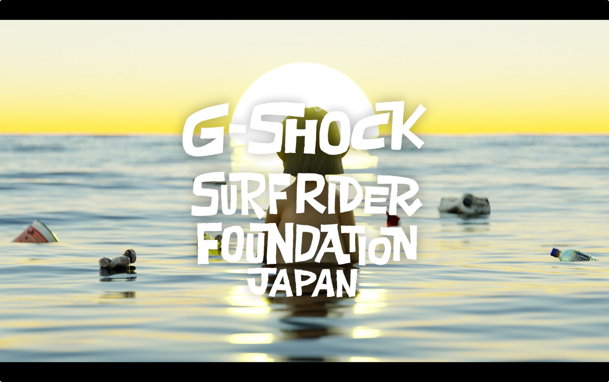 Casio G-SHOCK 5600 Series G5600SFJ-9 – Surfrider Foundation Japan collab in sunrise yellow-beige, bio-based resin, Tough Solar, 200m water resistance, and eco-friendly design.