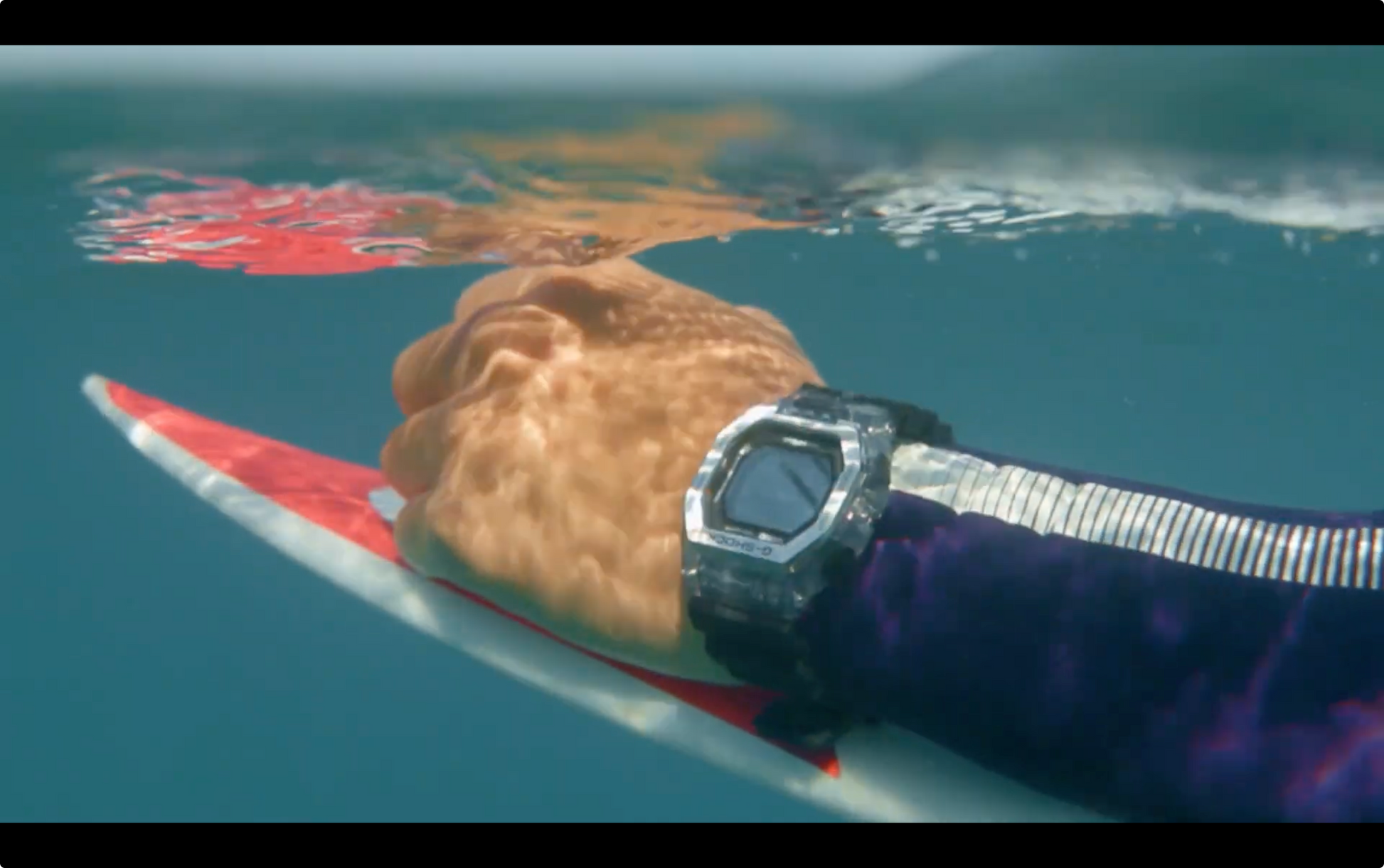 Casio G-SHOCK G-LIDE GBX100S-1 – surf-ready watch with tide and moon data, Bluetooth connectivity, stainless steel/resin bezel, bio-based band, and 200m water resistance.