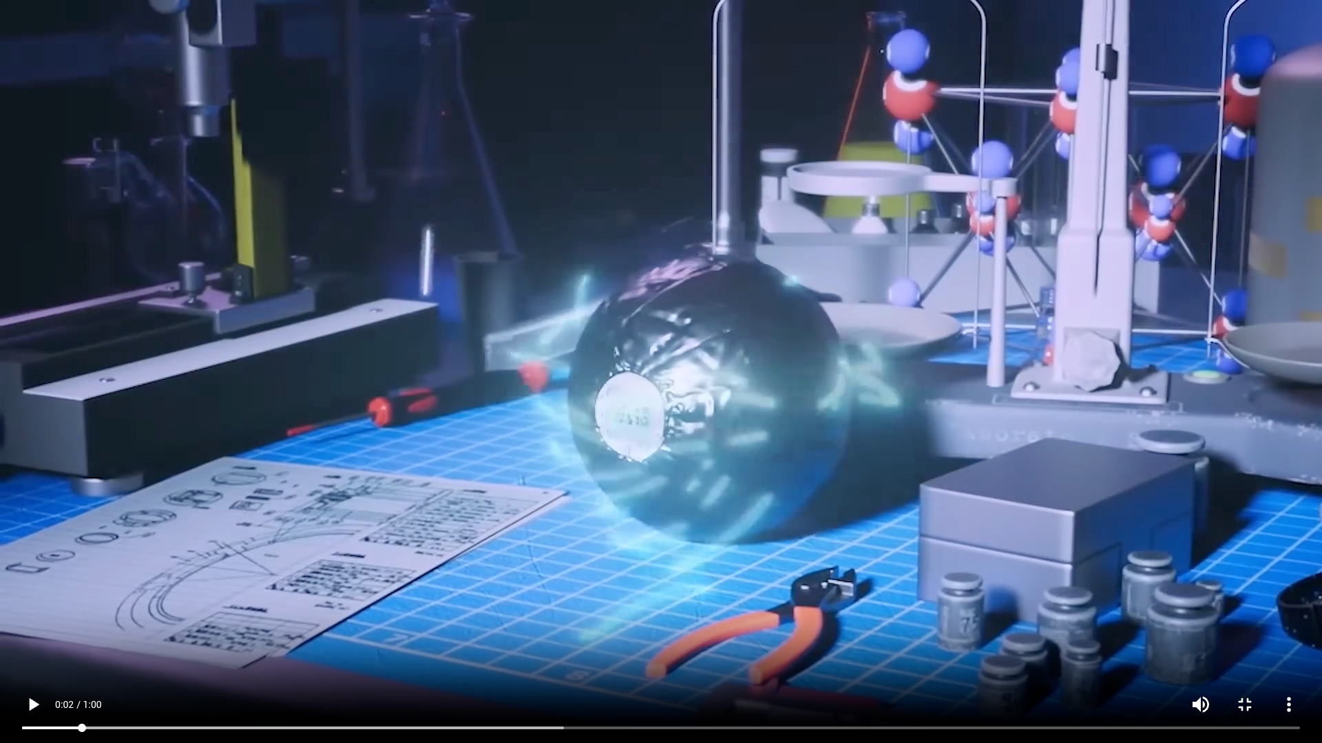 G-SHOCK GAV01A-9A gold-tone resin watch featuring sculpted futuristic case design, layered analog-digital open-work dial, full-screen LCD, magnetic Shock Release Hand structure, double LED Super Illuminator, and 200-meter water resistance.