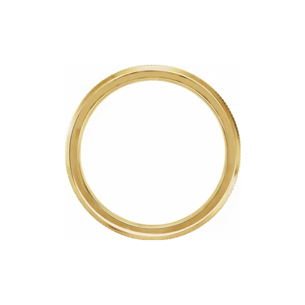 14K Solid Gold 2.5 mm Knife Edge Band