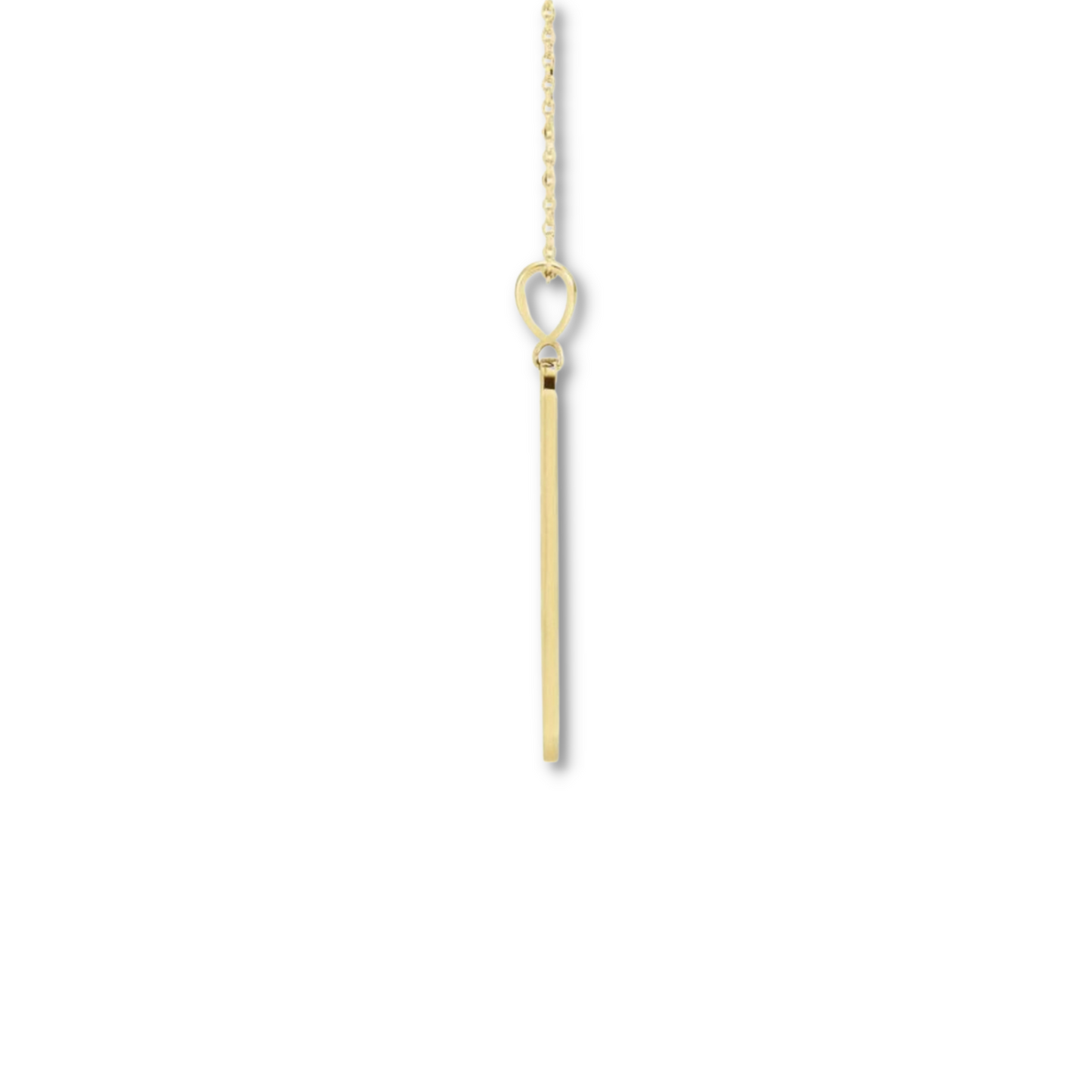 Diamond Moon Phase Bar Necklace